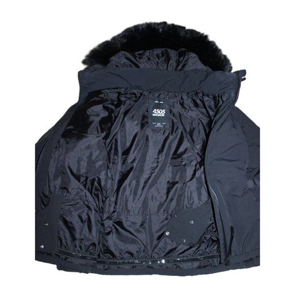 ASOS Curve 4505 Ski - Insulated Snow & Ski Belted Jacket in Black (16) - Picture 9 of 12